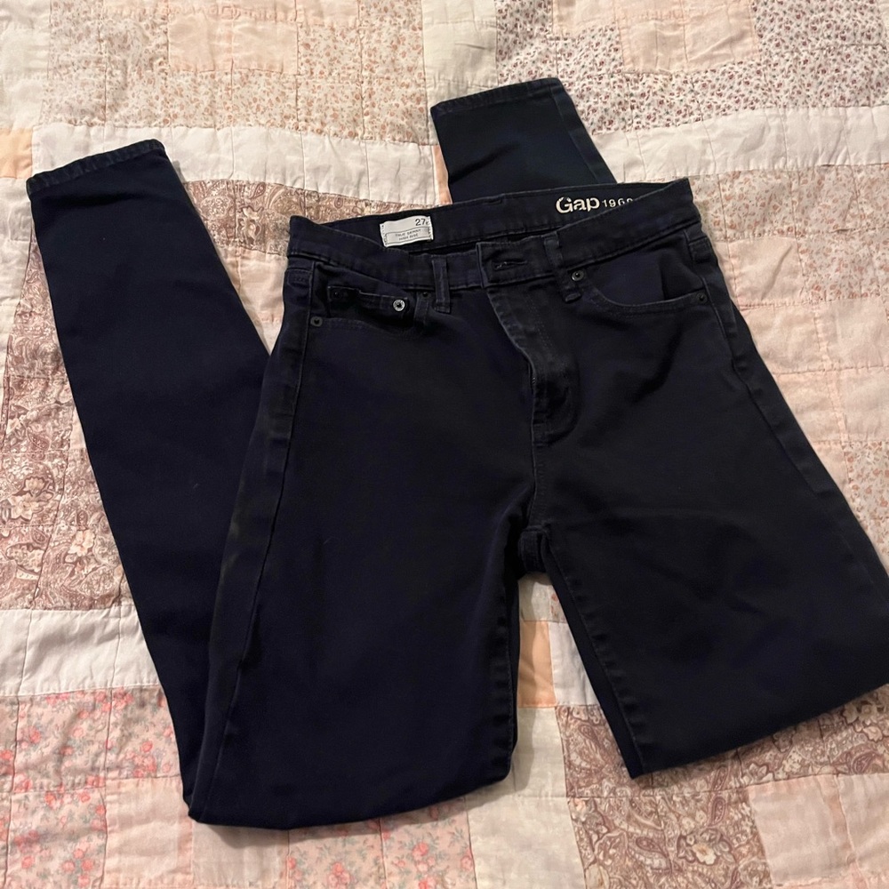 GAP Women's Dark Blue Skinny Jeans